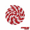 Extreme Max Extreme Max 3008.0189 Solid Braid MFP Utility Rope - 5/8" x 100', Red / White 3008.0189